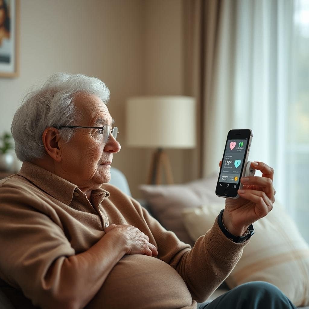 Voice assistant helping with healthcare monitoring and medication reminders The Rise of Voice Assistants