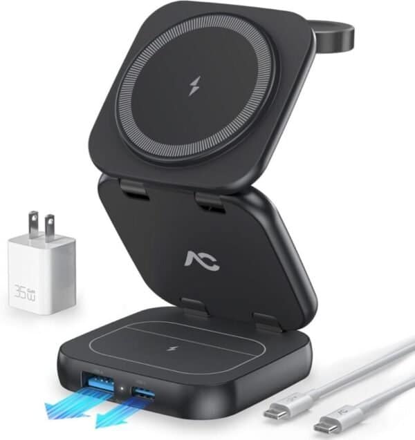 AC ISLAND 5-in-1 Wireless Charger for MagSafe